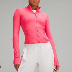 Lululemon Glaze Pink Define Cropped Jacket